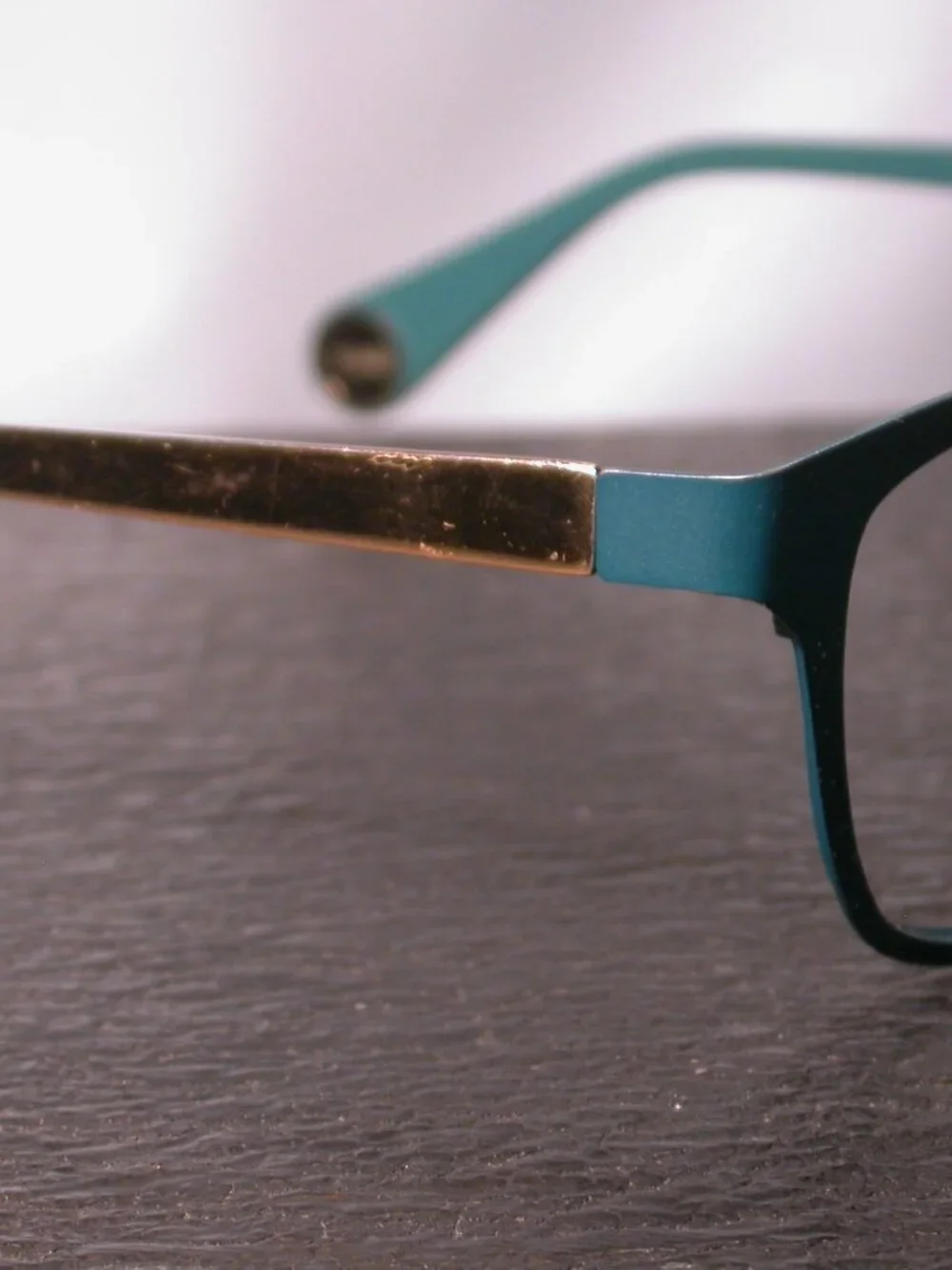 WOOW Gold Rush Blue Green Designer Eyeglasses Frames Made in Italy